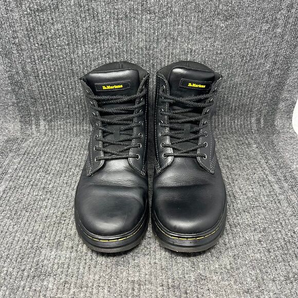 Dr. Martens Winch NS II Black Leather Work Boots Lace Up Mens 11 / Women’s 12 - Picture 2 of 8